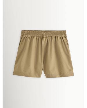 Varley Aura Cotton Shorts - Natural