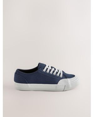 Next Forever Comfort Canvas Baseball Sneakers - Blue