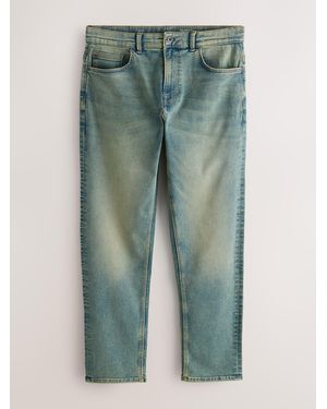 Next Authentic Stretch Denim Jeans - Green