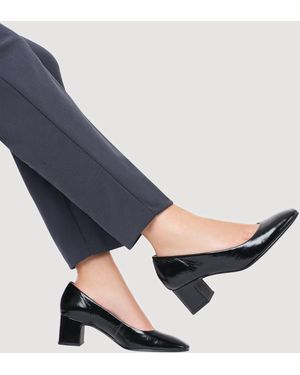 Jones Bootmaker Ladies Court Smart Shoes - Blue