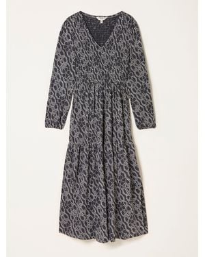 FatFace Fatface Danielle Midi Jersey Dress - Gray