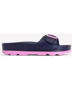 Boden Lyla Single Buckle Sliders - White