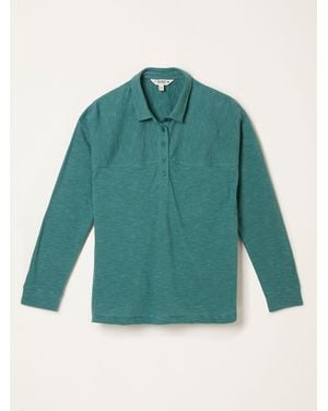 FatFace Fatface Stripe Jersey Shirt - Green