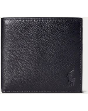 Polo Ralph Lauren Billfold Leather Wallet - Blue