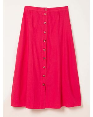 FatFace Fatface Issa Midi Skirt - Pink