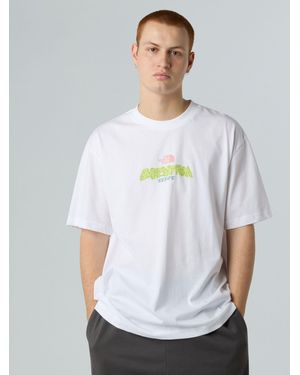 The North Face Expedition Celebration Back Print Oversized T-Shirt - White