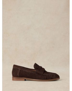 White Stuff Lily Leather Loafers - Natural