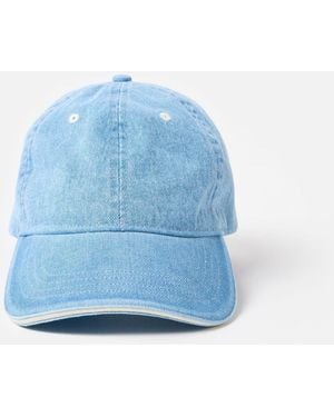 Oliver Bonas Light Denim Cap Hat - Blue