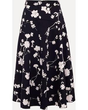 Phase Eight Mavis Floral Skirt - Blue