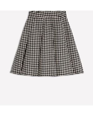 Boden Flippy Wool Skirt - Black