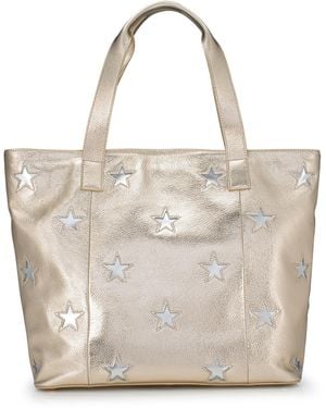 Jones Bootmaker Dayna Star Leather Bag - White