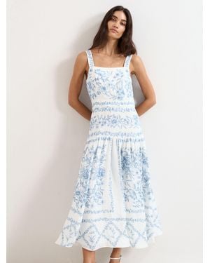 Phase Eight Petite Petite Torin Dress - Blue