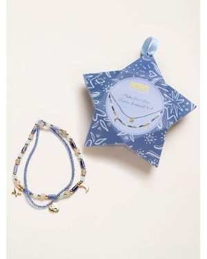 FatFace Make Your Own Bracelet Kit - Blue