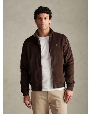U.S. POLO ASSN. U. S. Polo Assn U. S. Polo Assn. Corduroy Harrington Jacket - Brown