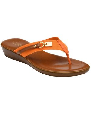 Lotus Sandalen Mit Zehensteg - Braun