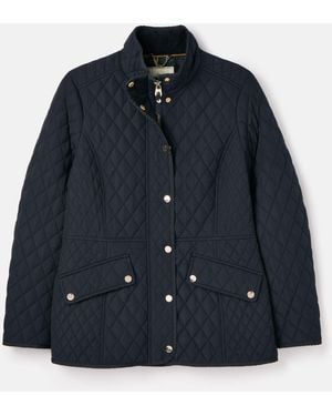 Joules Allendale Wasserfester Steppmantel Mit Rautenmuster - Blau