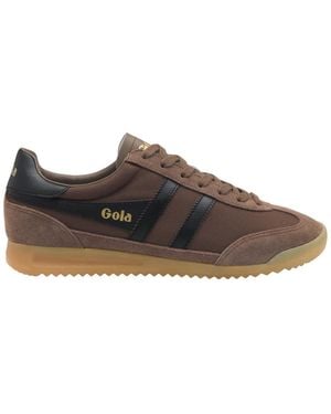 Gola Tornado Lace-Up Sneakers - Brown