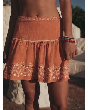 Next Rara Mini Skirt - Brown