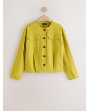 Next Utility Bomber Jacket - Yellow