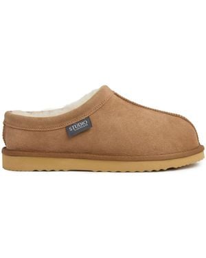 Celtic & Co. Studio Clog Slippers - Brown