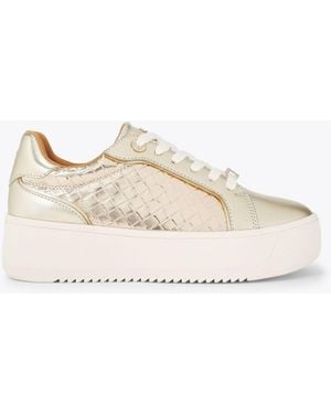 KG by Kurt Geiger Lighter Weave Sneakers - Natural