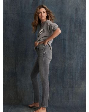 Mint Velvet Mint Velvet Mid Rise Sculpting Skinny Jeans - Blue