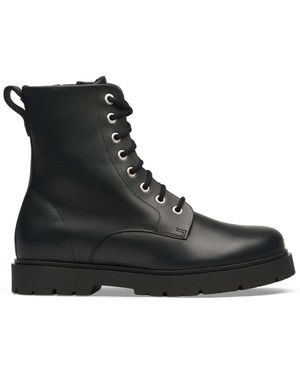 Birkenstock Highwood Leather Mid Lace Up Boots - Black