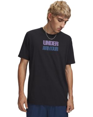 Under Armour Block Logo Short Sleeve T-Shirt - Black