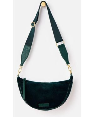 Oliver Bonas Dark Betty Corduroy Belt Bag - White