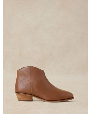 White Stuff Stuff Mae Leather Ankle Boots - Brown