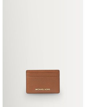 Michael Kors Michael Kors Luggage Jet Set Card Holder - Natural