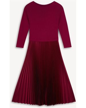 Hobbs Lucinda Knitted Dress - Red