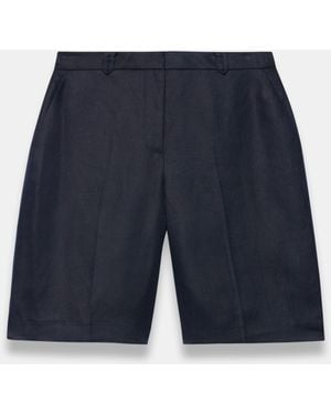 Mint Velvet Longline Tailored Shorts - Blau