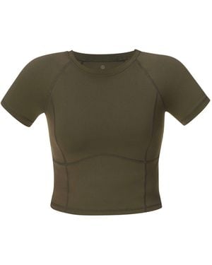 Sweaty Betty All Day Cropped T-Shirt - Green