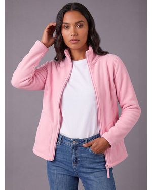 Roman Reversible Fleece Zip Jacket - Red