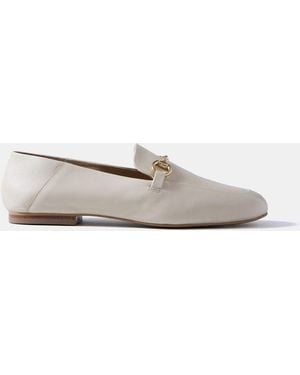 Mint Velvet Camille Loafers - White