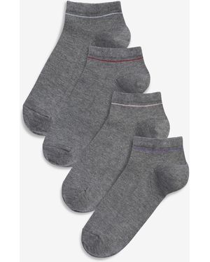 Next Sneakersocken Aus Modal Im 4Er-Packeinheitsgröße - Grau