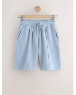 Next Slinky Longline Shorts - Blue