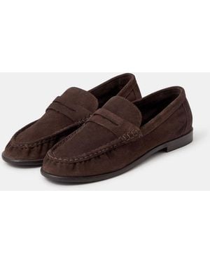 Accessorize Suede Loafers - Brown