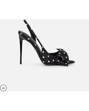 SIMMI Toppaz Bow Detail Slingback Court Shoes - White