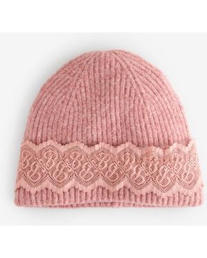 Ted Baker Lace Beanie - Pink