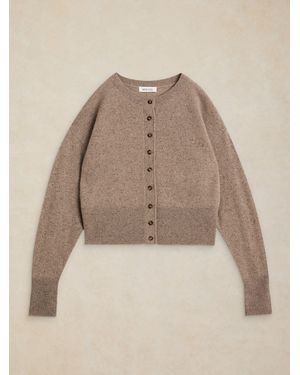 White Stuff Kylie Cashmere Nep Cardigan - Natural