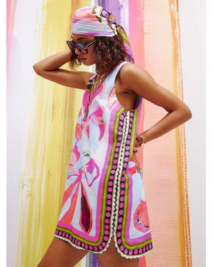 River Island Morgan Jameson Printed Shift Dress - Pink