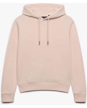 Superdry Signature Emb Hoodie - Natural