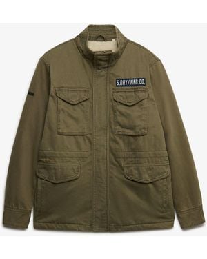 Superdry Military Borg M65 Jacket - Green
