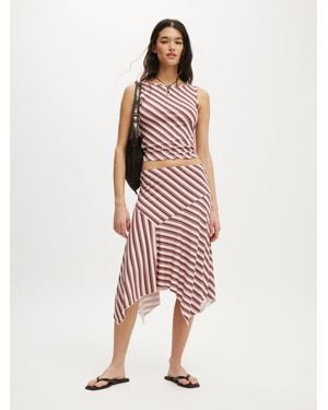 Cotton On Sandy Midi Skirt - Pink
