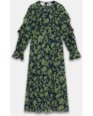 Mint Velvet Floral Print Maxi Dress - Green
