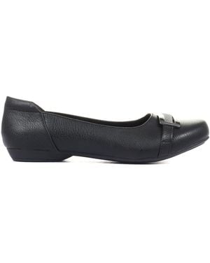 Pavers Ladies Wide Fit Slip On Pumps - White