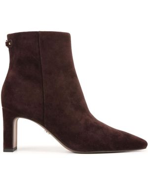 Sam Edelman Sam Edelman Dark Saige Regular Fit Ankle Boots - Brown