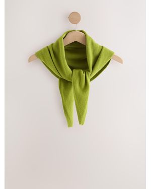 Next Lime Merino Wool N. Premium Neck Scarf - Green